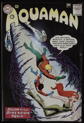 Aquaman, No. 11, September-October, 1963 cover