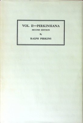 Volume II: Perkinsiana cover
