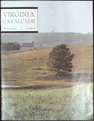Virginia Cavalcade, Vol. XIII, Number 2 (Autumn 1963) cover