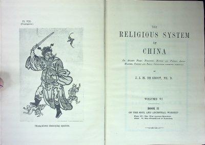 The Religious System of China, Volume VI, Book II, Parts IV-V cover