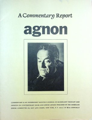 A Commentary Report: Agnon cover