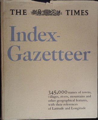 The Times Index-Gazetteer of the World cover