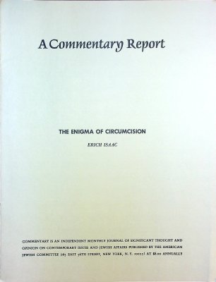 The Commentary Report: The Enigma of Circumcision cover
