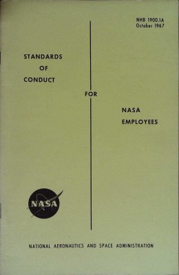 Standards of Conduct for NASA Employees cover