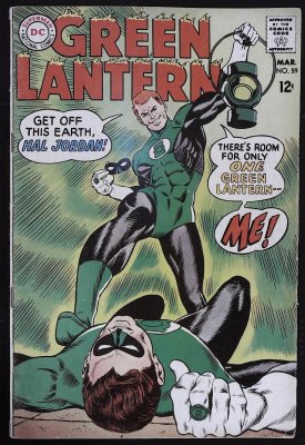 Green Lantern, No. 59, March, 1968 cover