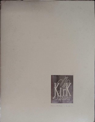 Kirk Sterling Holloware Catalog cover