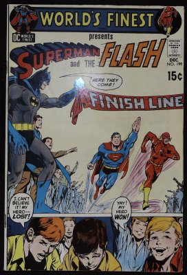 World's Finest Presents Superman and the Flash No 199 December  1970 cover