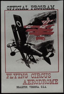 Official Program: Flying Circus Aerodrome, Bealeton, Virginia, U.S.A. cover