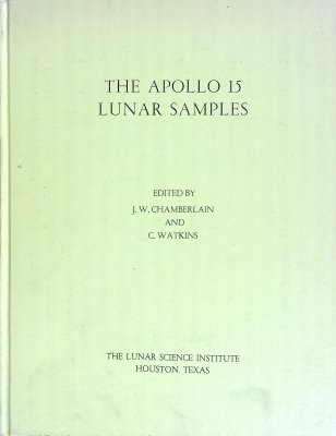 The Apollo 15 Lunar Samples cover