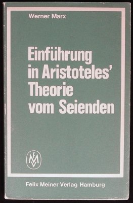 Einführung in Aristoteles' Theorie vom Seienden cover