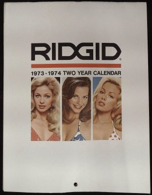 RIGID 1973-1974 Two Year Calendar cover