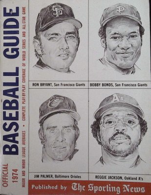 Official Baseball Guide for 1974 cover
