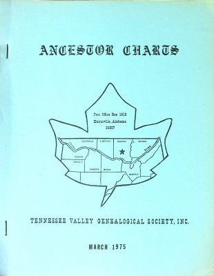 Ancestor Charts March 1975 cover