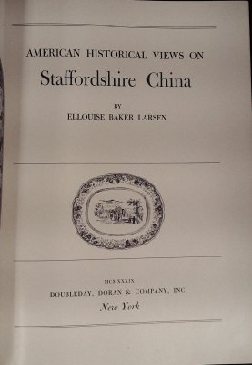 American Historical Views on Staffordshire China cover