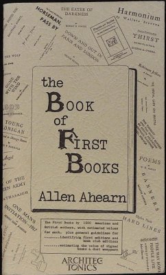 The Book of First Books cover