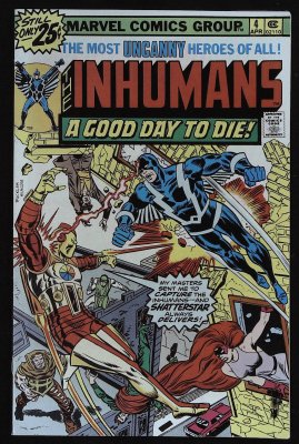 The Inhumans, Vol. 1, No. 4. April 1976 cover