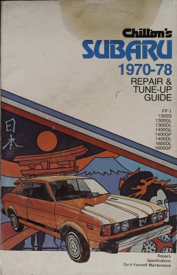 Chilton's Subaru 1970-78 Repair & Tune-Up Guide cover