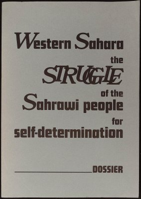Western Sahara: The Struggle of the Sahrawi People for Self-Determination: Dossier cover