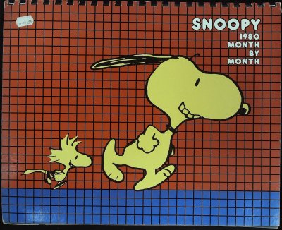 Peanuts 1980 Date Book cover