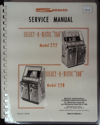 Seeburg Select-o-matic "160," Model 222, and Select-o-matic "100," Model 220