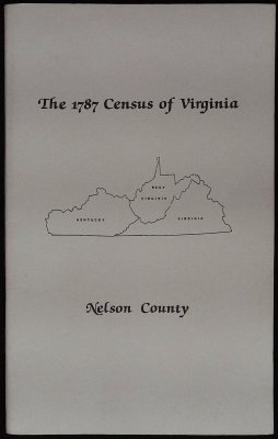 The Personal Property Tax Lists for the Year 1787 for Nelson County, Virginia [now Kentucky] cover