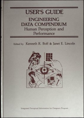 User's Guide: Engineering Data Compendium: Human Perception and Performance cover