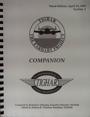 TIGHAR, The Earhart Project: Companion cover