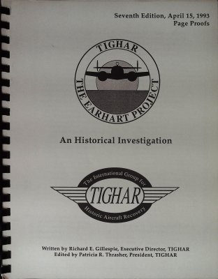 TIGHAR, The Earhart Protect: An Historical Investigation cover
