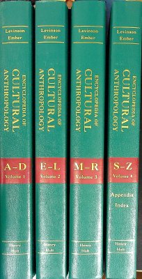 Encyclopedia of Cultural Anthropology, FOUR VOLUMES