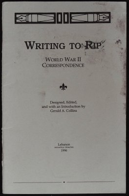 Writing to Rip: World War II Correspondence cover