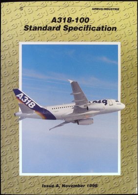 Airbus Industrie A318-100 Standard Specification Issue A November 1998 cover