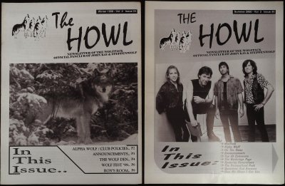 The Howl: Newsletter of the Wolfpack. Vol. 2, issue 24-28 (Winter 1998-Winter 1999), Vol. 3, issue 30 (Summer 2000)