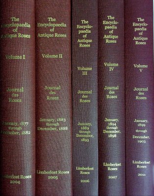 The Encyclopaedia of Antique Roses 5 Vol Set cover