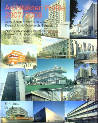 Architekten Profile 2007/2008 cover