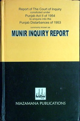 Munir Inquiry Report cover
