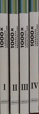 1000x Landscape Architecture 4 Vol Set cover