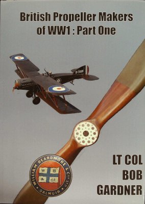 British Propeller Makers of WW1: Part One cover