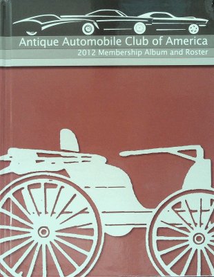 Antique Automobile Club of America 2012 Membership Album and Roster cover
