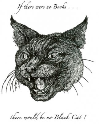 Black Cat Letterpress Broadside