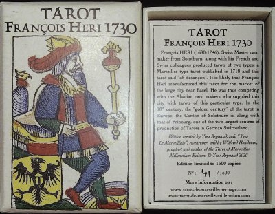 Tarot From Francois Heri 1730 cover