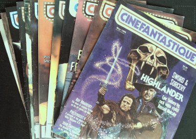 Lot of 12 Cinefantastique Magazines ranging 1986-2002