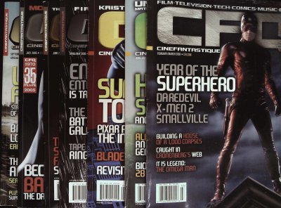 Lot of 7 CFQ Magazines ranging 2003-2005 cover