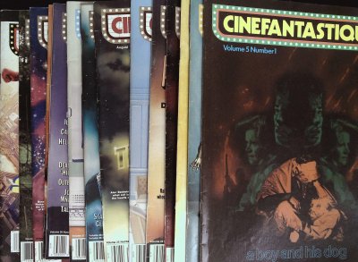 Lot of 14 Cinefantastique Magazines ranging 1976-2002