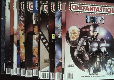 Lot of 14 Cinefantastique Magazines ranging 1993-2004 cover