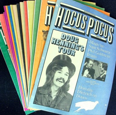 Lot of 15 Hocus Pocus Magazines ranging 1978-1982 cover