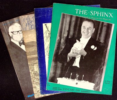 Lot of The Sphinx Magazines Jan. & Feb. 1948 and Genii Magazines May 1962 & Feb. 1973 cover
