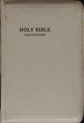 Young Folk's Text World Bible KJV White Imitation Leather (604-Z) cover