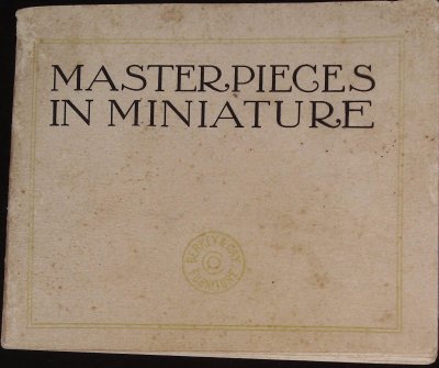 Masterpieces in Miniature cover
