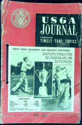 USGA Journal, Vols. 1-6, 8 (1948-1955), lot of 41 issues cover