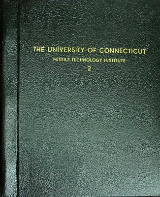 The University of Connecticut Missile Technology Institute 2 cover
